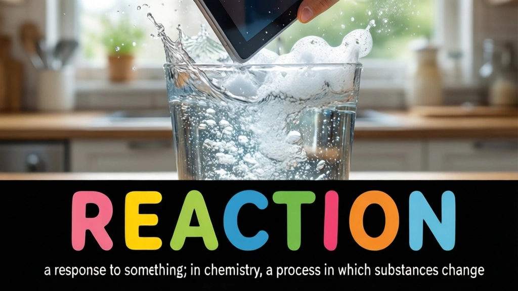 English Illustration for reaction